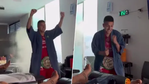 Roberto Alvarado se lleva el show antes del Chivas vs. Pumas.