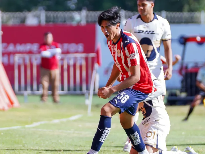 Chivas y Pumas Sub-21 protagonizaron un partidazo con seis goles