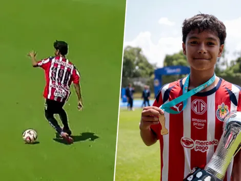 Brillante jugada de Iván Ochoa en gol de Chivas Sub-14
