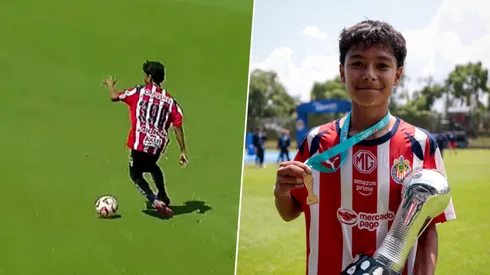 La mágica jugada en el segundo gol de Chivas Sub-14 vs. Pachuca.
