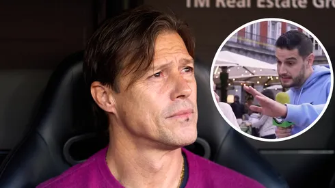 Matías Almeyda tuvo un inesperado encuentro con Adrián Marcelo.