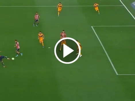 La volea espectacular de Daniel Aguirre contra Tigres