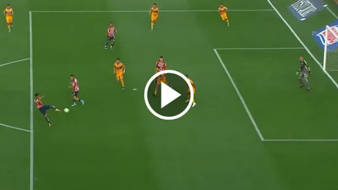 La volea espectacular de Daniel Aguirre contra Tigres