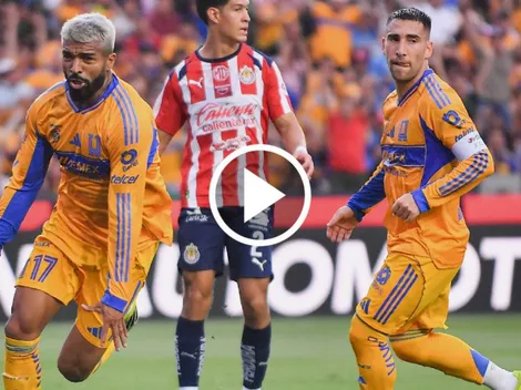 Tigres exhibe a Chivas con goleada en el Volcán