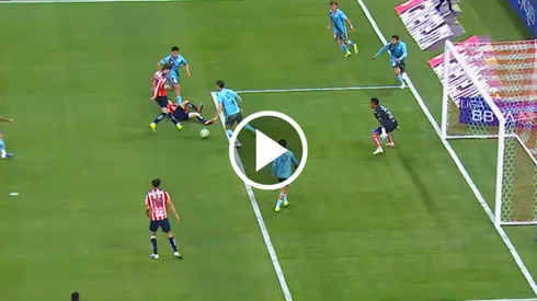 Brian Gutiérrez y su anotación para golear al Puebla