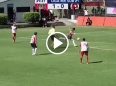 Hugo Mata volvió a brillar con Chivas Sub-21