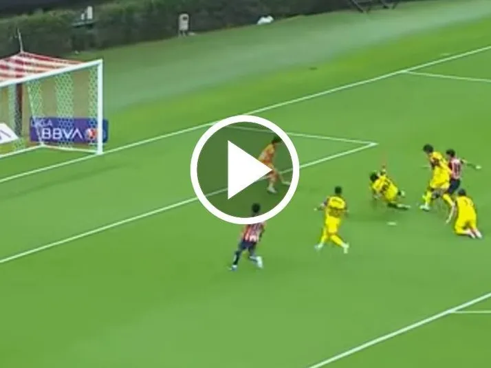 Golazo de Hernández para que Chivas Sub-21 le gane a América