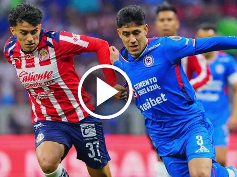 Chivas y Cruz Azul no se sacaron diferencias en un partidazo