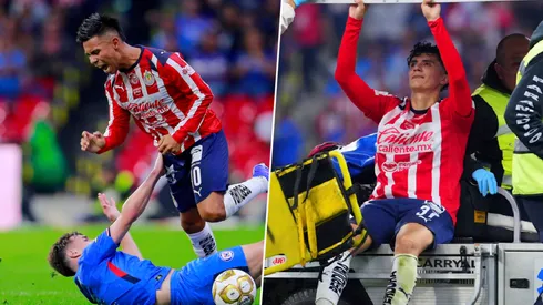 Efraín Álvarez y Richard Ledezma terminaron con dolencias tras el Cruz Azul vs. Chivas.