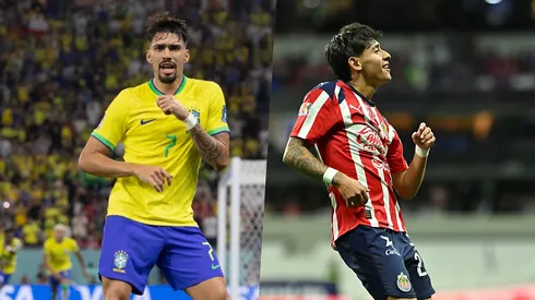 Lucas Paqueta y Santiago Sandoval, el mismo festejo.