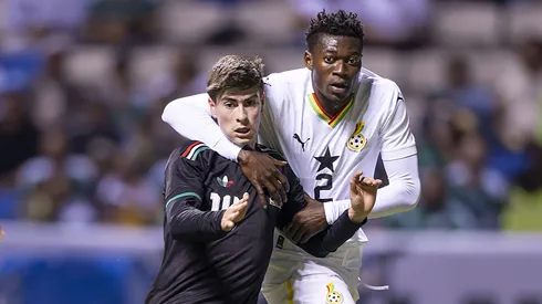 Armando González tuvo un complicado partido contra Ghana.