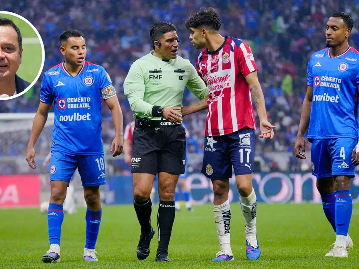 Presidente de Cruz Azul niega los errores arbitrales ante Chivas