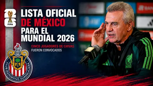Confirmada la lista de la Selección Mexicana para el Mundial.