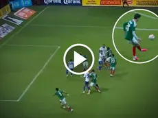 Así fue el pase mágico de Brian Gutiérrez para el gol de Johan Vásquez