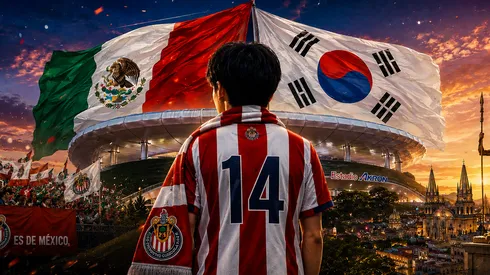Aficionado de Corea del sur sigue a Chivas.