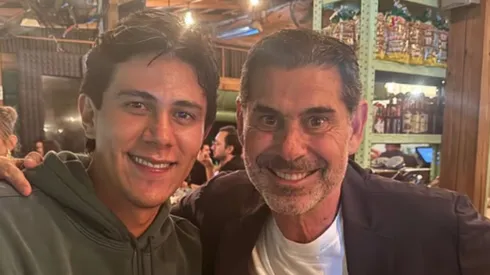 Se reencontraron José Juan Macías y Fernando Hierro.