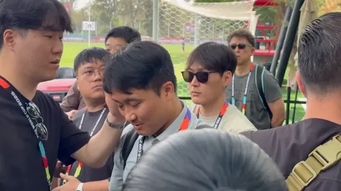 Un periodista de Corea del Sur sufrió un fuerte golpe en Verde Valle.