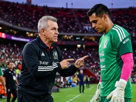 La llamada de atención de Javier Aguirre a Raúl Rangel