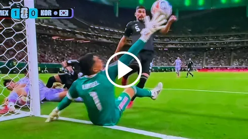 La espectacular atajada de Raúl Rangel ante Corea
