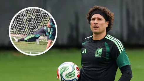 Guillermo Ochoa casi se lesiona en medio del debate por la titularidad,