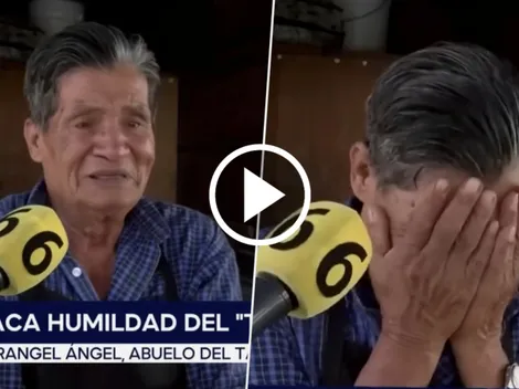 Abuelo del Tala Rangel rompió en lágrimas de orgullo