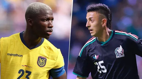Roberto Alvarado y Moisés Caicedo van a ser titulares en México vs. Ecuador.