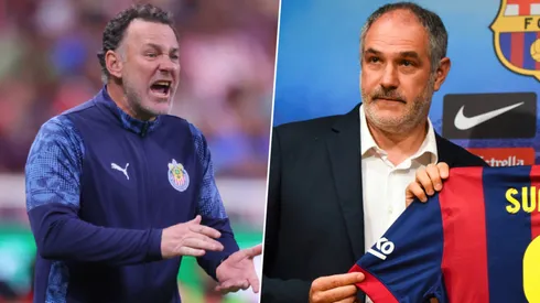 Gabriel Milito y Andoni Zubizarreta se reencuentran en Guadalajara.