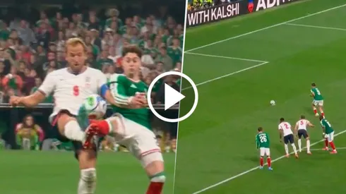 Harry Kane cometió penal sobre Brian Gutiérrez
