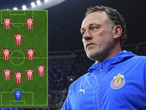 La alineación que Chivas usaría en su debut contra Toluca