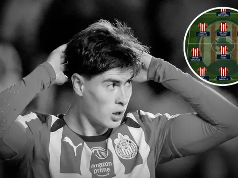 La probable alineación de Chivas sin 3 Mundialistas que serían descartados