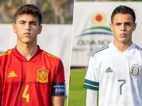 La foto viral de Hugo Camberos con Pau Cubarsí