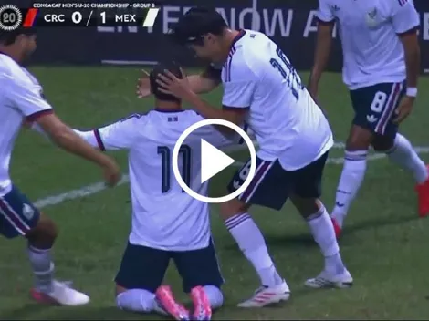 Hugo Camberos no falla desde los once pasos y marcó con México Sub-20