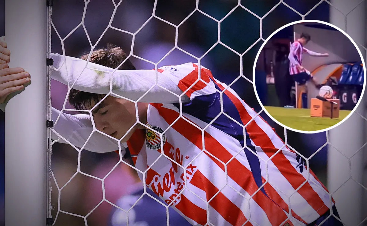¡No se vio en televisión! El berrinche de la Hormiga González tras salir de cambio en el Chivas vs. Puebla