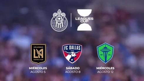 Chivas se enfrenta a complicados rivales en la Leagues Cup.
