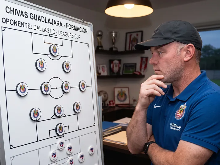 Alineación de Chivas vs Dallas FC en la Leagues Cup 2026
