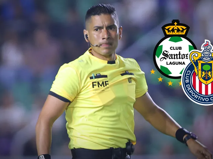 Árbitro que le "robó" a Chivas, fue designado contra Santos