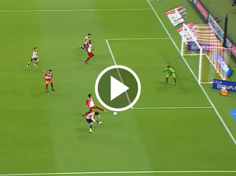 El golazo de Diego Campillo para anotar la manita contra Xolos