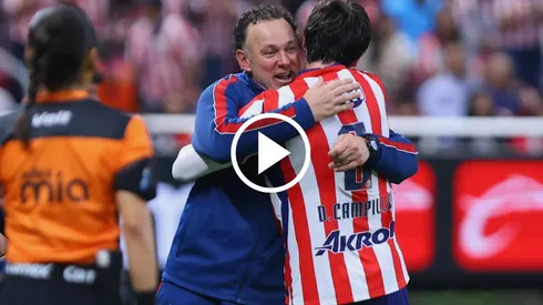 Así festejó Gabriel Milito cada gol de Chivas.