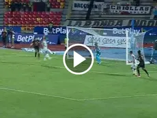 Así fue el primer gol de Aguayo para Deportes Tolima