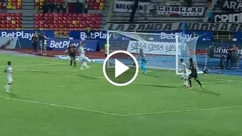 Sergio Aguayo anotó su primer gol en Colombia.