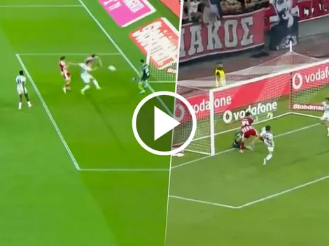 ¡Doblete de la Hormiga! Armando González vuelve a anotar con el Olympiacos