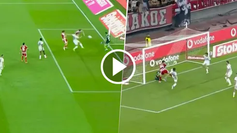¡Doblete de la Hormiga! Armando González vuelve a anotar con el Olympiacos