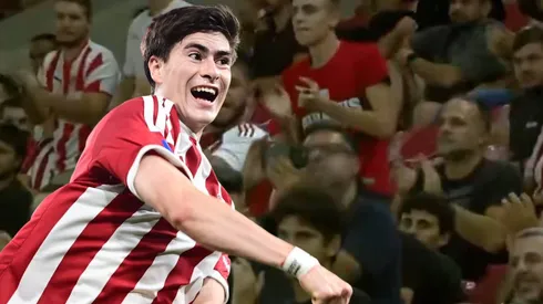 Así despidió la afición de Olympiacos a Hormiga González.