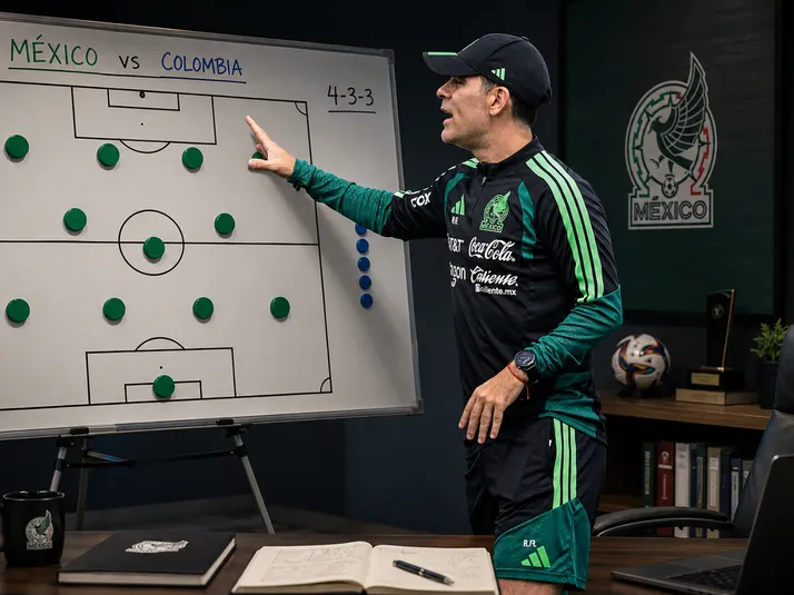 Así formaría México ante Colombia en Estados Unidos