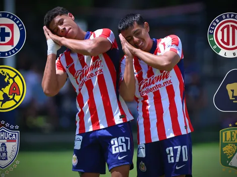 Cantera de Chivas tiene presencia en 12 rivales del Rebaño