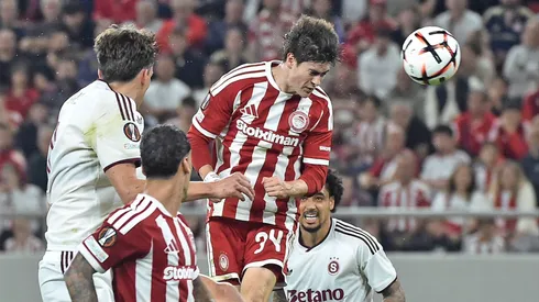Armando González fue el héroe de la noche en el Olympiacos.