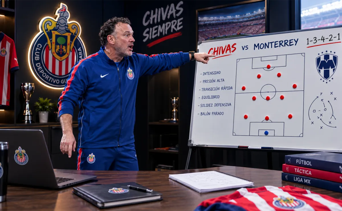 Alineaciones de Chivas y Monterrey para el partido de la jornada 14 del Apertura 2026