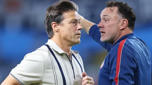 Matías Almeyda y Gabriel Milito fueron noticia post partido.