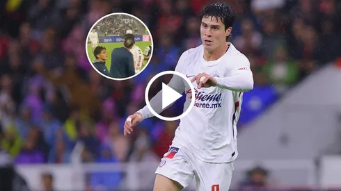 Diego Campillo y un momento único con Gabriel Milito.