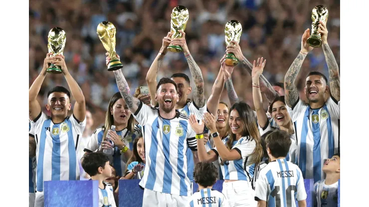 Leo Messi y la Selección de Argentina festejaron la conquista de la Copa del Mundo.